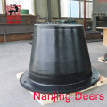 Protection arasion resistant navy cone rubber fender For port